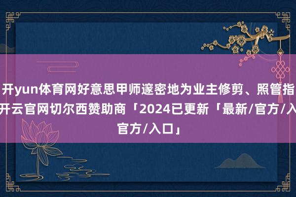 开yun体育网好意思甲师邃密地为业主修剪、照管指甲-开云官网切尔西赞助商「2024已更新「最新/官方/入口」