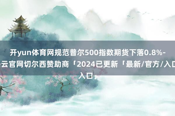 开yun体育网规范普尔500指数期货下落0.8%-开云官网切尔西赞助商「2024已更新「最新/官方/入口」