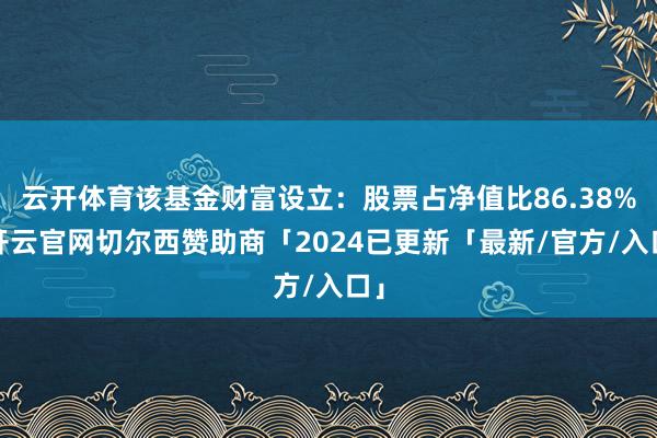 云开体育该基金财富设立：股票占净值比86.38%-开云官网切尔西赞助商「2024已更新「最新/官方/入口」
