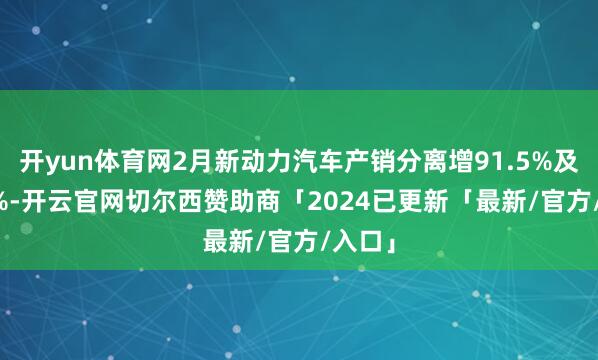 开yun体育网2月新动力汽车产销分离增91.5%及87.1%-开云官网切尔西赞助商「2024已更新「最新/官方/入口」